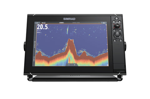Simrad NSS12 Evo3S - 12-inch Multifunction Fish Finder Chartplotter with Preloaded C-MAP US Enhanced Charts