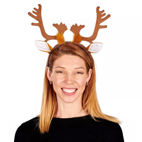 Toynk Reindeer Antlers Costume Headband | One Size