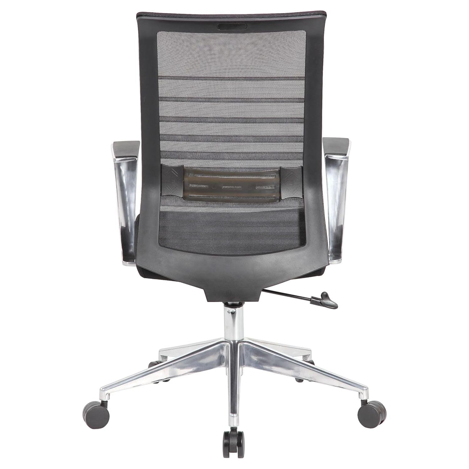 Shape Task Chair Oakestry Office Products Horizontal Mesh Back Task Chair with Aluminum ...