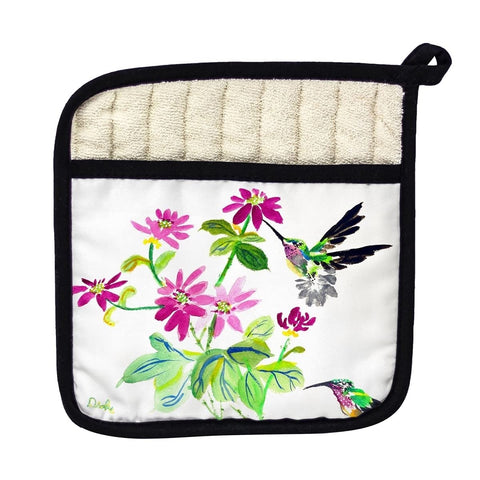 Betsy Drake PT1008 Ruby Throat Pot Holder