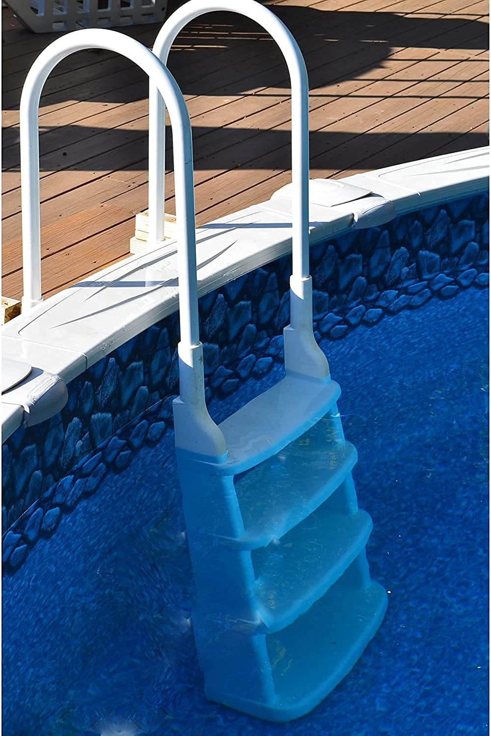 EASY INCLINE- White Deck Entry Ladder