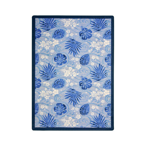 Joy Carpets Kaleidoscope Trade Winds Whimsical Area Rugs, Indigo