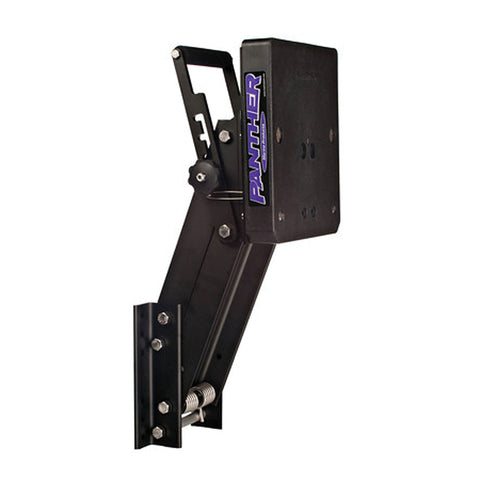 Marinetech Panther Marine 55-0416 Auxiliary Outboard 4-Stroke Motor Bracket - 16", Black