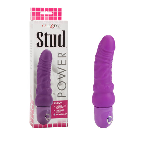 CalExotics Novelties Waterproof Power Stud Curvy - Purple