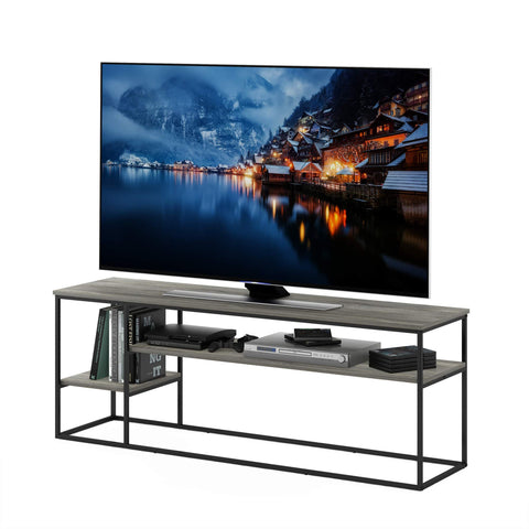 Furinno Moretti Modern Lifestyle TV Stand, French Oak Grey