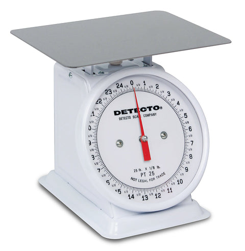 Top Loading Fixed Dial Scale, 7.875" x 5.875", 25 Lb Capacity