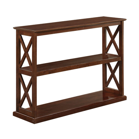 Convenience Concepts Coventry Console Table 42" - Farmhouse Narrow Sofa Display Accent with Storage Shelves for Traditional, Modern Living Room, Entryway, Hallway, & Bedroom, Espresso