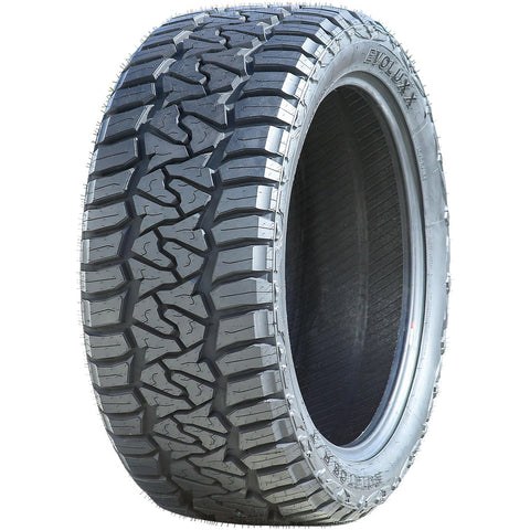 Evoluxx Rotator R/T All-Terrain Mud Off-Road Light Truck Radial Tire-35X12.50R24LT 35X12.50X24 35X12.50-24 116Q Load Range F LRF 12-Ply BSW Black Side Wall