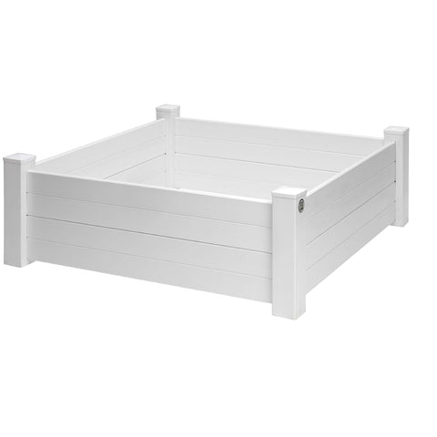 Garden Wizard Classic White Raised Garden Bed
