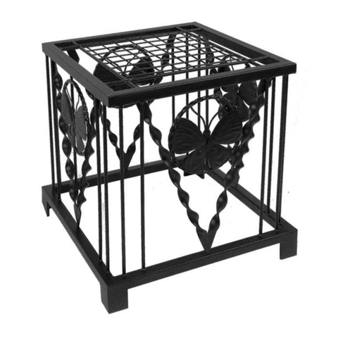 Oakestry Julia Metal Plant Stand Decorative Indoor Outdoor Planter Riser for Home Garden Patio Balcony Durable Stable Rust Resistant Elegant Display Stand Modern Classic Design Premium Use