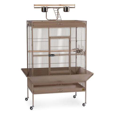 Prevue Pet Products Wrought Iron Select Bird Cage 3154COCO, Coco Brown, 36-Inch by 24-Inch by 66-Inch