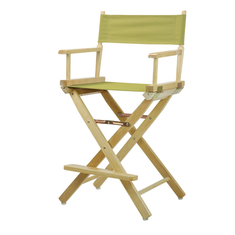 Casual Home 220-00/021-91 Director Chair 24" - Counter Height Natural Frame/Sage Canvas
