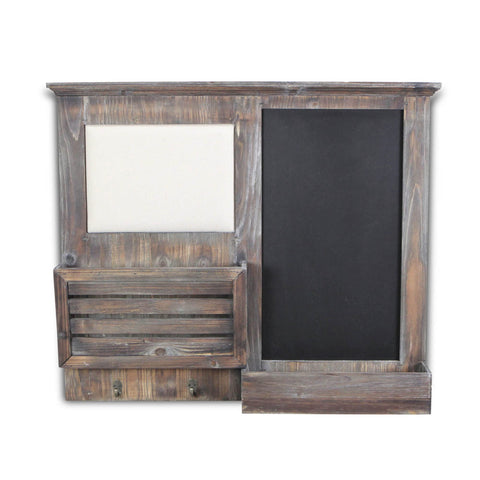 Linden Wooden Pincushion Chalkboard Organizer Board