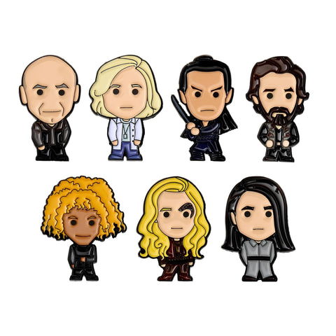 Eaglemoss Star Trek Picard Chibi Pin Badge Box Set