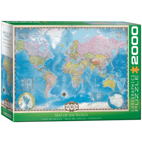 EuroGraphics Map of The World Puzzle (2000-Piece) (8220-0557)