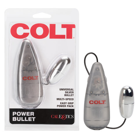 CalExotics COLT Power Bullet Vibrator, Multi-Speed Vibrating Massager Adult Sex Toy for Men and Women SE-6890-10-2