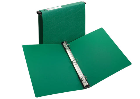 Avery Hanging Storage 3 Ring Binder, 1 Inch Round Rings, 1 Green Binder (14802)