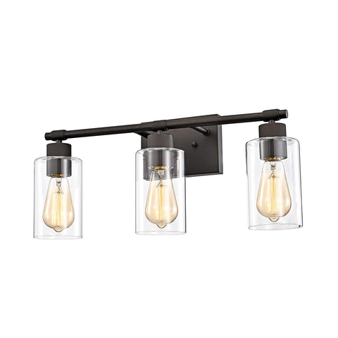 Chloe Lighting Mercy Contemporary 3 Light Rubbed Bronze Bath Vanity Fixture 22" Width