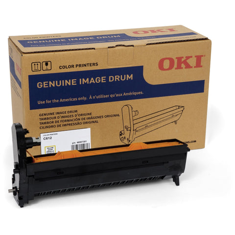 Okidata - 46507301-30k Yellow Image Drum for C612