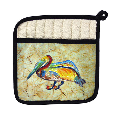 Betsy Drake PT984 Gertrude Pelican Pot Holder