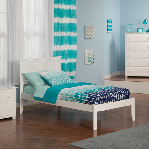 AFI, Madison Twin Platform Bed, White