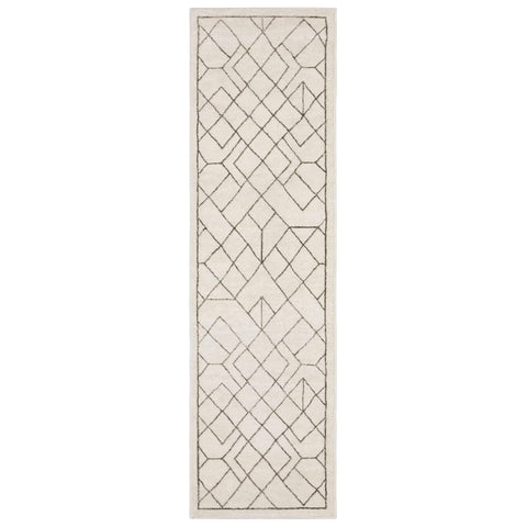 Oriental Weavers Raylan Area Rug - RAY06-2'3" x 7'6" - in Ivory/Taupe - Modern Style, Stain Resistant, Family and Pet Friendly, Entryway, Hallway Runner Rug