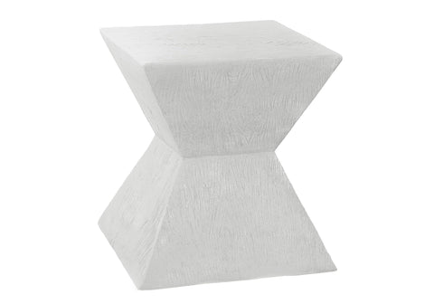 Monarch Specialties I 4126 Accent Table, 25" H, Indoor Or Outdoor, Side Table, End, Nightstand, Bedroom, Living Room, White, Contemporary, Modern