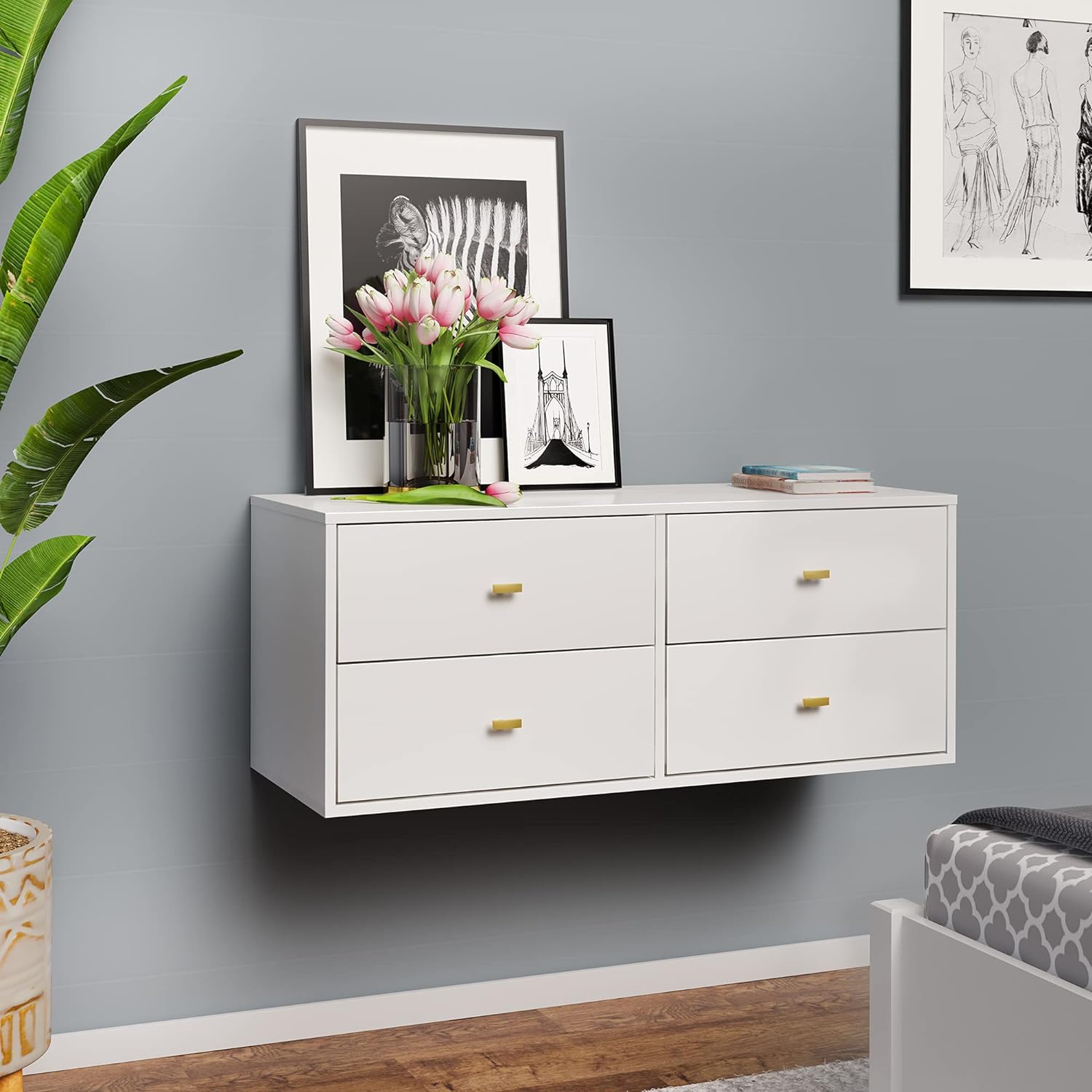 Floating Dresser for Bedroom