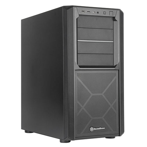 Silverstone Technology SETA D1 Mid-Tower ATX Chassis with High Storage Capability & Versatility, SST-SED1-B