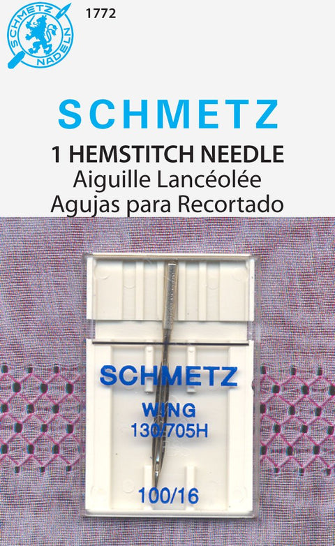 Schmetz Hemstitch Machine Needle, Size 16/100 1/Pkg