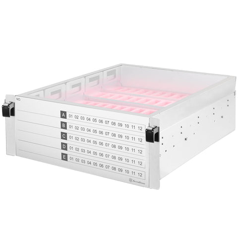 SilverStone Technology 4U 60 pcs 2.5" Hard Drive Protection & Collection Chassis RMB41-W