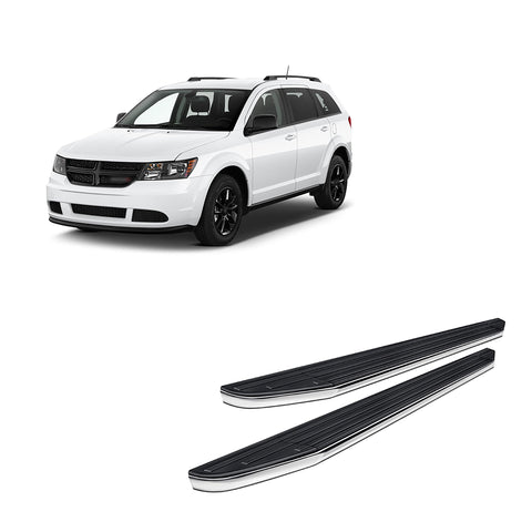 Black Horse Premium Running Boards Compatible With 2009-2020 Dodge Journey-PR-DGJO