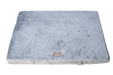 Armarkat Memory Foam Orthopedic Pet Bed Pad in Sage Green and Gray, 39-Inch by 28-Inch by 3-Inch