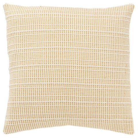 Rizzy Home DSFabricsCES Cotton Throw Pillow, 20 x 20 inches, Modern Decorative Pillow