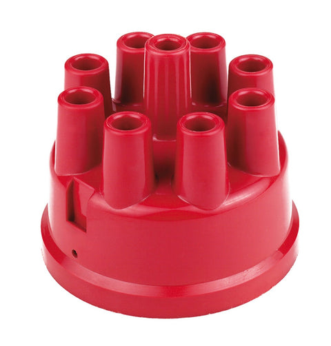 Mallory 209M Distributor Cap (Mal, 8Cyl) , Red