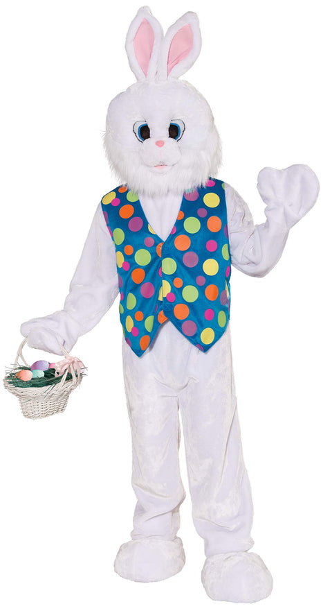 Forum Novelties Adult Deluxe Plush Funny Bunny Mascot Costume, Standard