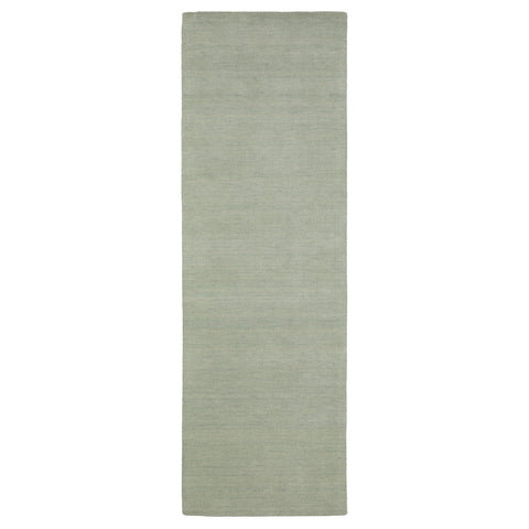 Oriental Weavers Aniston II Hand-Made Wool Area Rug - 27115-2'6" x 8' - in Solid Silver - Classic Casual Style, Hand-Made Wool Rugs, Entryway, Hallway Runner Rug