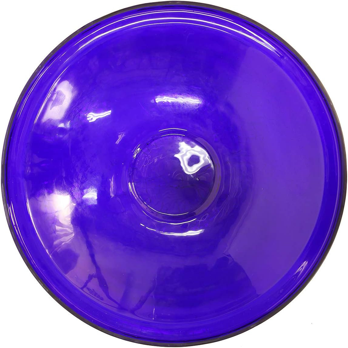 14 Crackle Bowl - Cobalt Blue