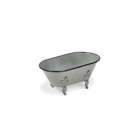 Gray Decorative Metal Bathtub
