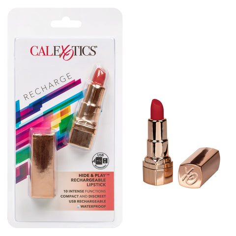 CalExotics SE-2930-30-2 Hide & Play™ Rechargeable Lipstick - Red