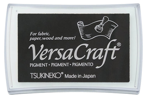 Tsukineko VersaCraft Multipurpose water-based pigment ink (VK-182 Real Black) (Original Version)