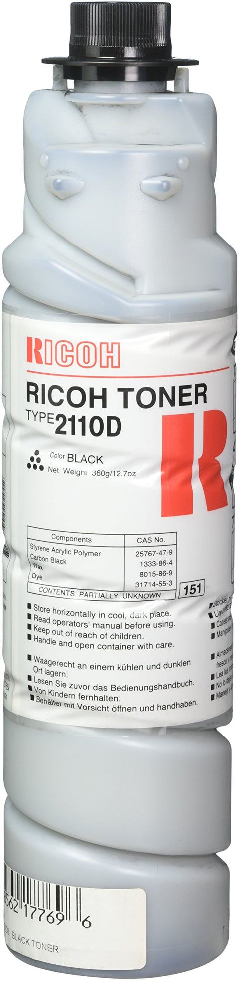 Toner Cartridge - Black - 11000 Pages - for Aficio 220, Aficio 270, Aficio 270W,