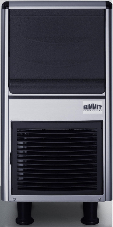 Summit Commercial Bullet Ice Machine, 55 lbs. Production Per Day, 33 lbs. Storage Capacity, Energy Star Certified - BIM55BU