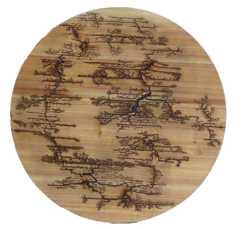 Round Lichtenburg Wood Burning Wall Art
