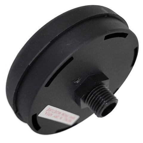 VIAIR Direct Inlet Air Filter Assembly, Black Plastic Housing (1/4" Male, NPT Port)