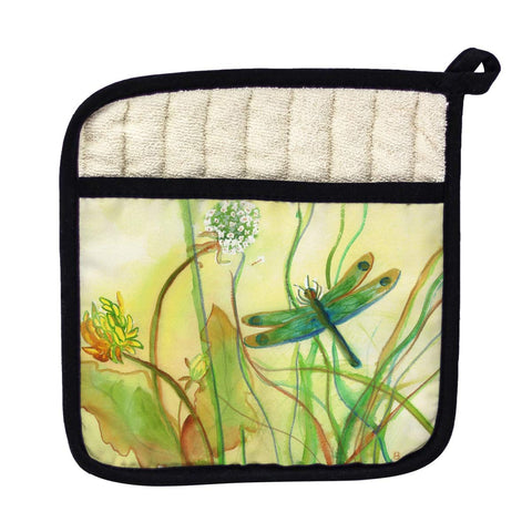 Betsy Drake PT187 Betsys Dragonfly Pot Holder