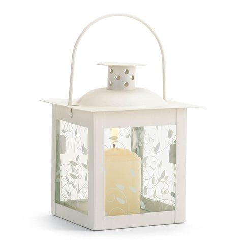 Zingz & Thingz White Candle Lantern Small