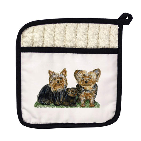 Betsy Drake PT068 Yorkies Pot Holder