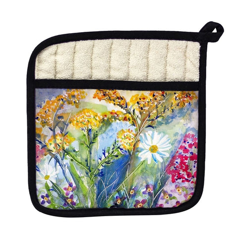 Betsy Drake PT166 Wild Flowers Pot Holder