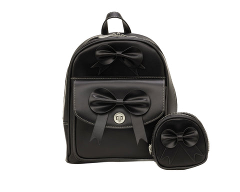 MCKLEIN ACADIA, Leather Mini Bow Backpack